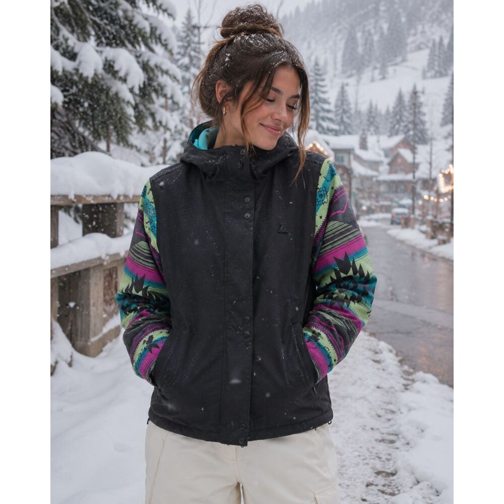 Aperture Insulated Southwestern Ski Snowboarding Jacket Size M Women's Active